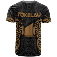 Tokelau Polynesian Custom T Shirt Tokelau Spirit Gold - Polynesian Pride
