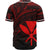 Hawaii Kanaka Maoli Baseball Shirt - Red Color Cross Style - Polynesian Pride