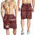 Samoa Men's Short - Samoa Seal In Polynesian Tattoo Style (Red) - Polynesian Pride