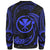 Hawaii Polynesian Sweater - Blue Tribal Wave - Polynesian Pride