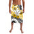 Hawaii Lavalava Polynesiann and Gold Hibiscus LT13 Gold - Polynesian Pride