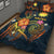 Nauru Polynesian Quilt Bed Set - Legend of Nauru (Blue) - Polynesian Pride