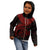 Fiji Polynesian Zip up Hoodie Fiji Waves (Red) - Polynesian Pride