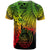 Palau Polynesian Custom T Shirt Tribal Wave Tattoo Reggae - Polynesian Pride