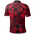 Tonga Polynesian Polo Shirt Tonga Red Seal with Polynesian tattoo - Polynesian Pride