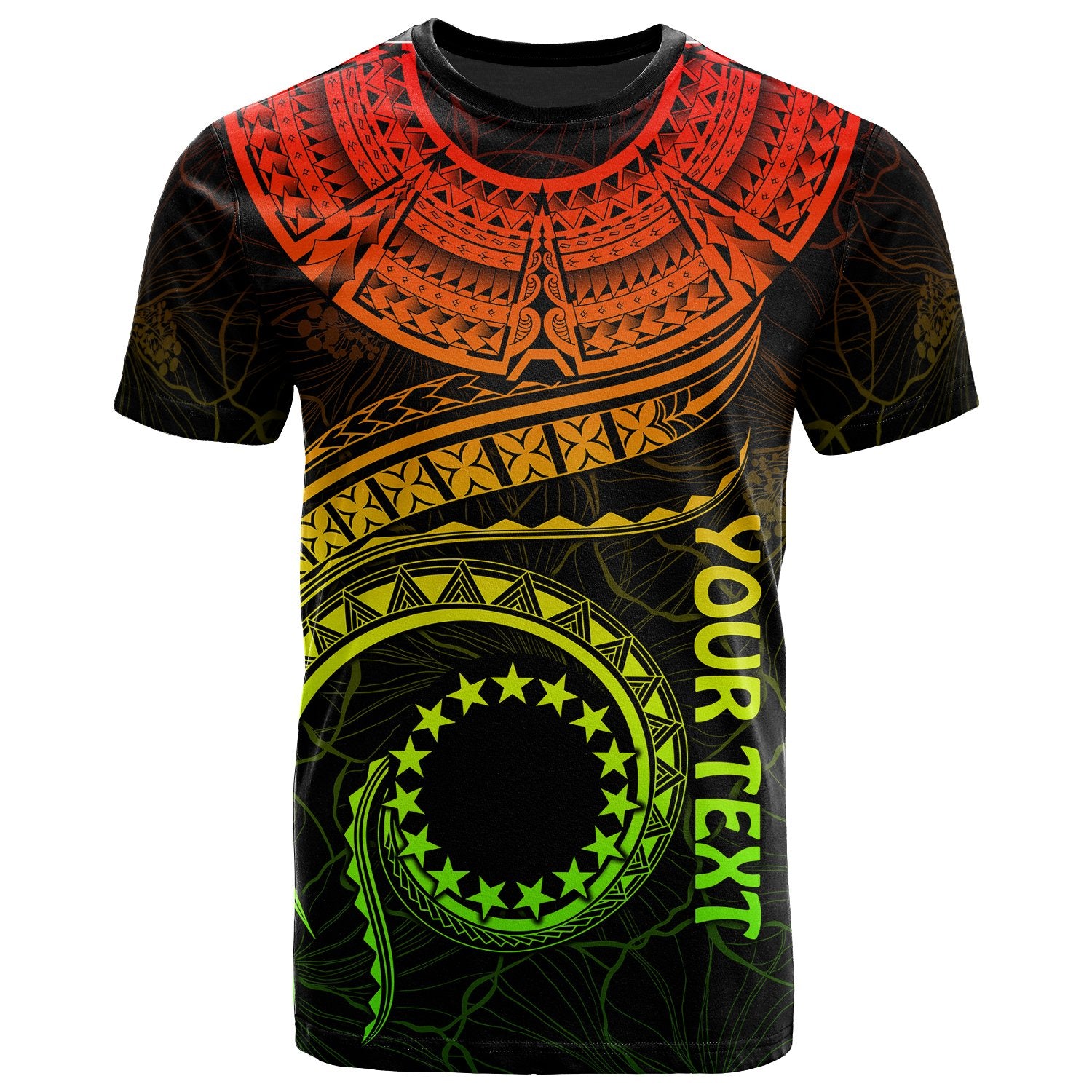 Cook Islands Polynesian T Shirt Cook Islands Waves (Reggae) Unisex Art - Polynesian Pride