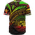 Hawaii Baseball Shirt - Reggae Color Cross Style - Polynesian Pride