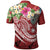 The Philippines Polo Shirt Summer Plumeria (Red) - Polynesian Pride