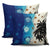 Hawaiian Sea Turtle Symbol Palm Pillow Covers - Polynesian Pride