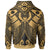 Pohnpei Custom Hoodie Gold Seal with Polynesian Tattoo - Polynesian Pride