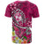 Tonga T Shirt Turtle Plumeria (PINK) - Polynesian Pride