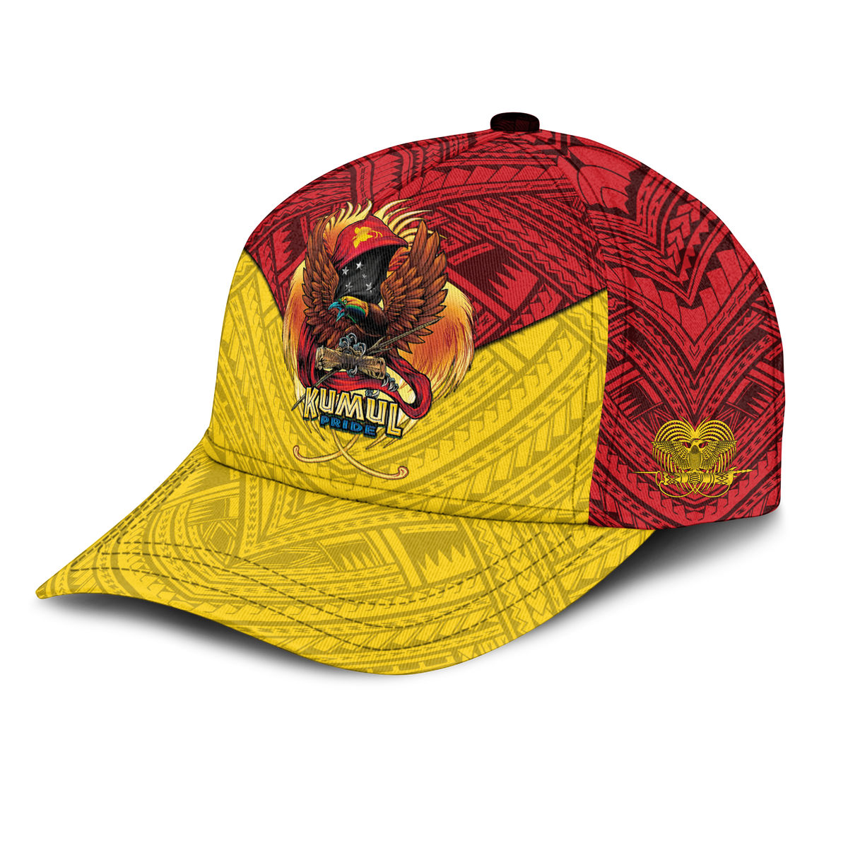 (Custom Personalised) Papua New Guinea Rugby Kumul Pride Cap - LT2 - Polynesian Pride