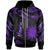 Nauru Polynesian Zip Hoodie Polynesian Tattoo Purple Version Unisex Purple - Polynesian Pride