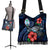 Guam Polynesian Boho Handbag - Blue Turtle Hibiscus - Polynesian Pride