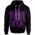 American Samoa Polynesian Hoodie Vintage Polynesian Turtle (Purple) Unisex Purple - Polynesian Pride