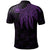 Samoa Polo Shirt Polynesian Wings (Purple) - Polynesian Pride