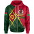 Vanuatu Zip up Hoodie Vanuatu Legend Unisex Red - Polynesian Pride