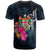 Fiji Polynesian T Shirt Tropical Flower - Polynesian Pride