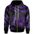 Tonga Polynesian Zip Hoodie Polynesian Tattoo Purple Version Unisex Purple - Polynesian Pride