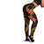 Cook Islands Polynesian Women Legging - Gold Plumeria - Polynesian Pride