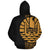 Tahiti (French Polynesia) Polynesian Custom Zip up Hoodie Yellow Line - Polynesian Pride