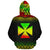 Wallis and Futuna Polynesian Custom Zip up Hoodie Reggae Frog - Polynesian Pride