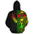 Kosrae Polynesian Custom Zip up Hoodie Reggae Line - Polynesian Pride