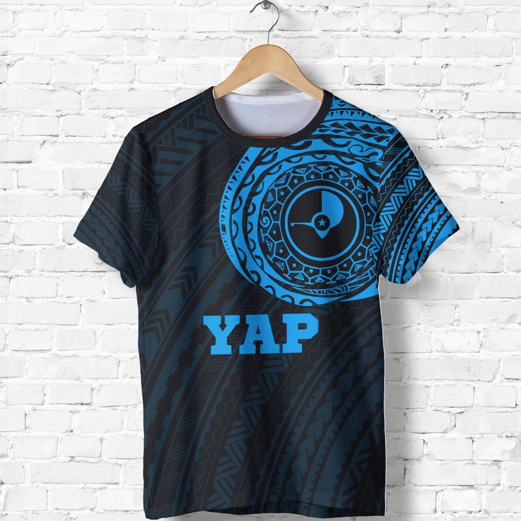 Yap T Shirt Yap Flag Polynesian Tattoo Style Special Unisex Gray - Polynesian Pride