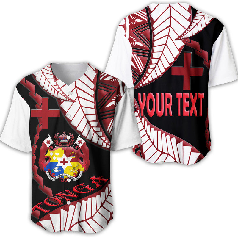 (Custom Personalised) Tonga Emancipation Day Baseball Jersey Kupesi Pattern No.3 LT9 - Polynesian Pride