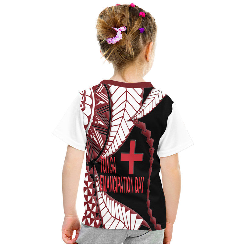Tonga Emancipation Day T Shirt Kupesi Pattern No.3 LT9 - Polynesian Pride
