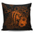 Hawaii Hibiscus Pillow Covers - Harold Turtle - Orange One Size Orange - Polynesian Pride