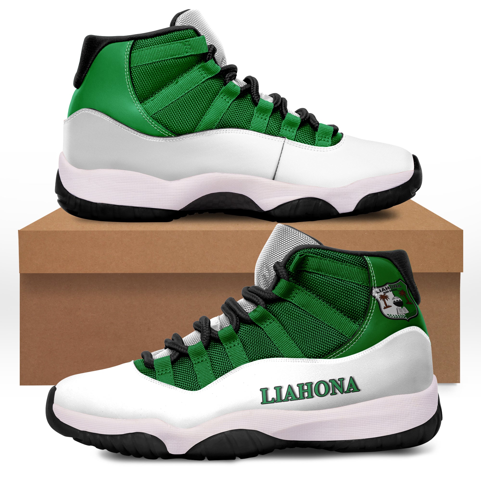 Liahona Sneaker J.11 Style No.3 LT6 Green - Polynesian Pride