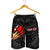 Tonga Personalised Men's Short - Tongan Is Myself (Black) - Polynesian Pride