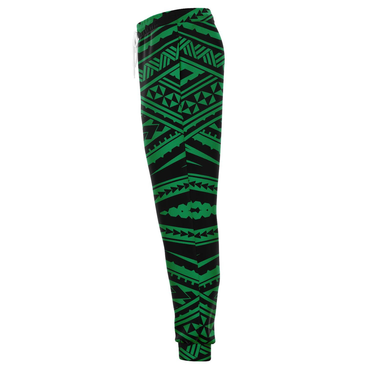 Polynesian Tatau Green Joggers - Polynesian Pride