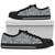 Polynesian Low Top Shoe Black And White - Polynesian Pride