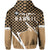Kakau Hawaii In My Heartbeat Flag of Hawaii Zip Hoodie Gold - Polynesian Pride
