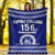 Tonga Tupou College Toloa Premium Blanket 156 Years Anniversary Tongan Ngatu LT13 White - Polynesian Pride