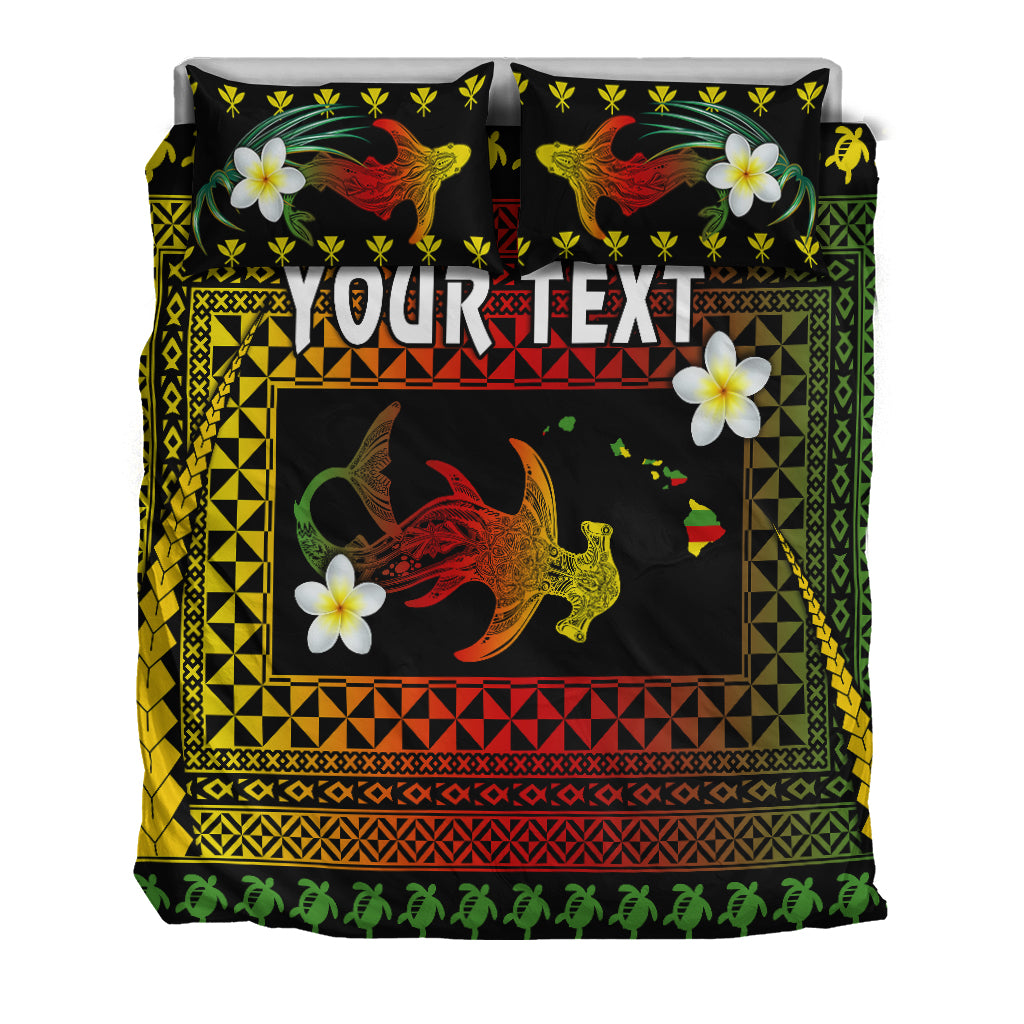 (Custom Personalised) Hawaii Bedding Set Luxurious and Elegant LT13 - Polynesian Pride