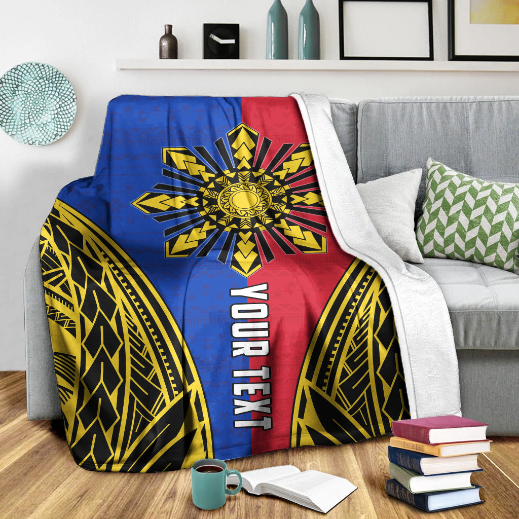 (Custom Personalised) Philippines Premium Blanket Sun Rayonnant LT13 - Polynesian Pride