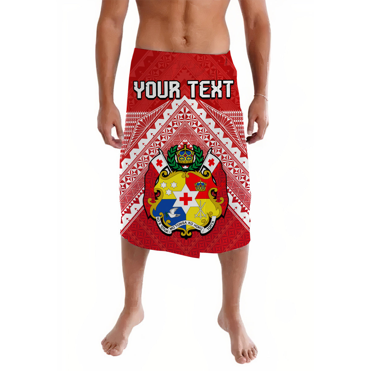 Custom Tonga Rugby MMT Lavalava Ngatu Mate Maa Tonga Special Ver.02 LT13 Red - Polynesian Pride