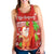 Mele Kalikimaka Women Racerback Tank Santa Claus Hawaii Christmas LT13 Red - Polynesian Pride