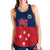 F.A.S.T Samoa Women Racerback Tank Polynesian Enthusiasm LT13 Blue - Polynesian Pride