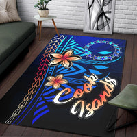 Cook Islands Area Rug - Vintage Tribal Mountain - Polynesian Pride
