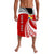 Custom Tonga Distinctive Lavalava Tongan Tapa Pattern LT13 Red - Polynesian Pride