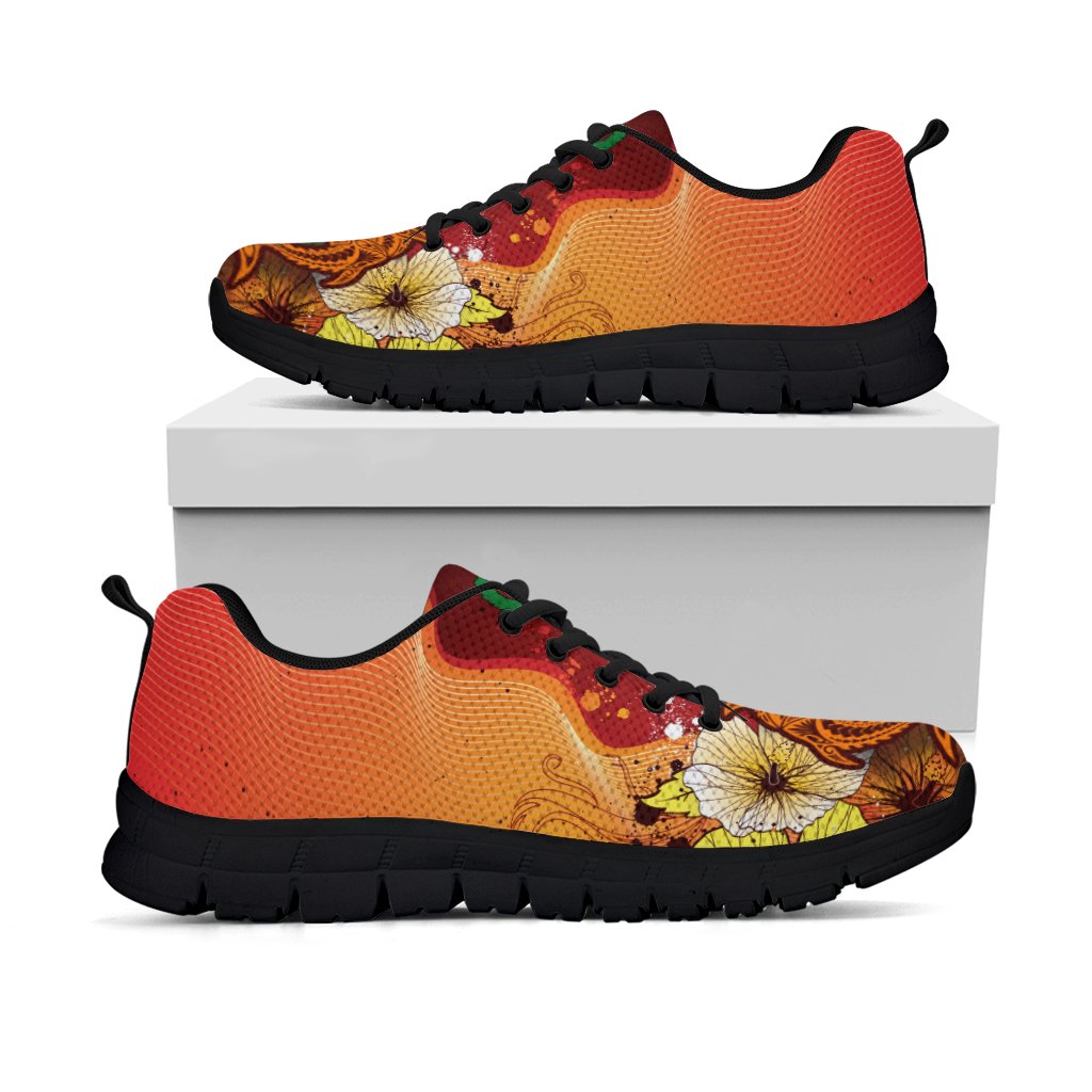 Pohnpei Custom Personalised Sneakers - Tribal Tuna Fish - Polynesian Pride