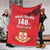 Kolisi Tonga College Atele Premium Blanket 140 Years Anniversary Tongan Ngatu Ver.02 LT13 - Polynesian Pride