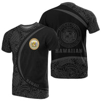 Hawaii Polynesian T Shirt Gray Round Style Unisex Gray - Polynesian Pride