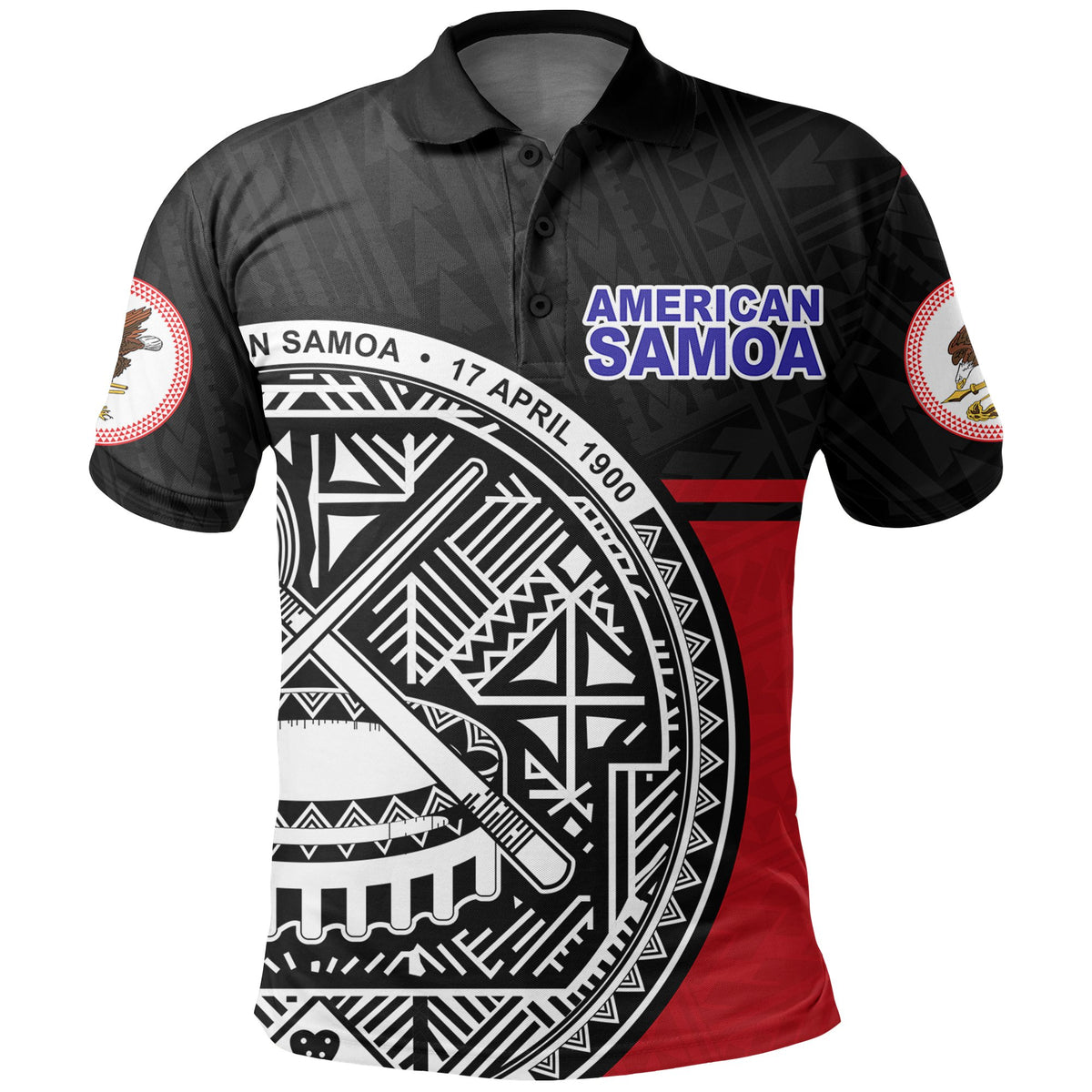 Hawaii Polo Shirt American Samoa - Polynesian Pride
