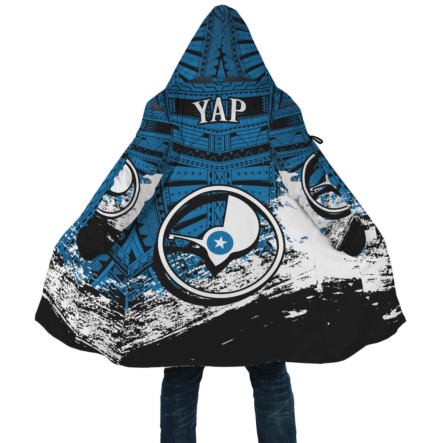 Yap Special Cloak A5 Unisex Blue - Polynesian Pride