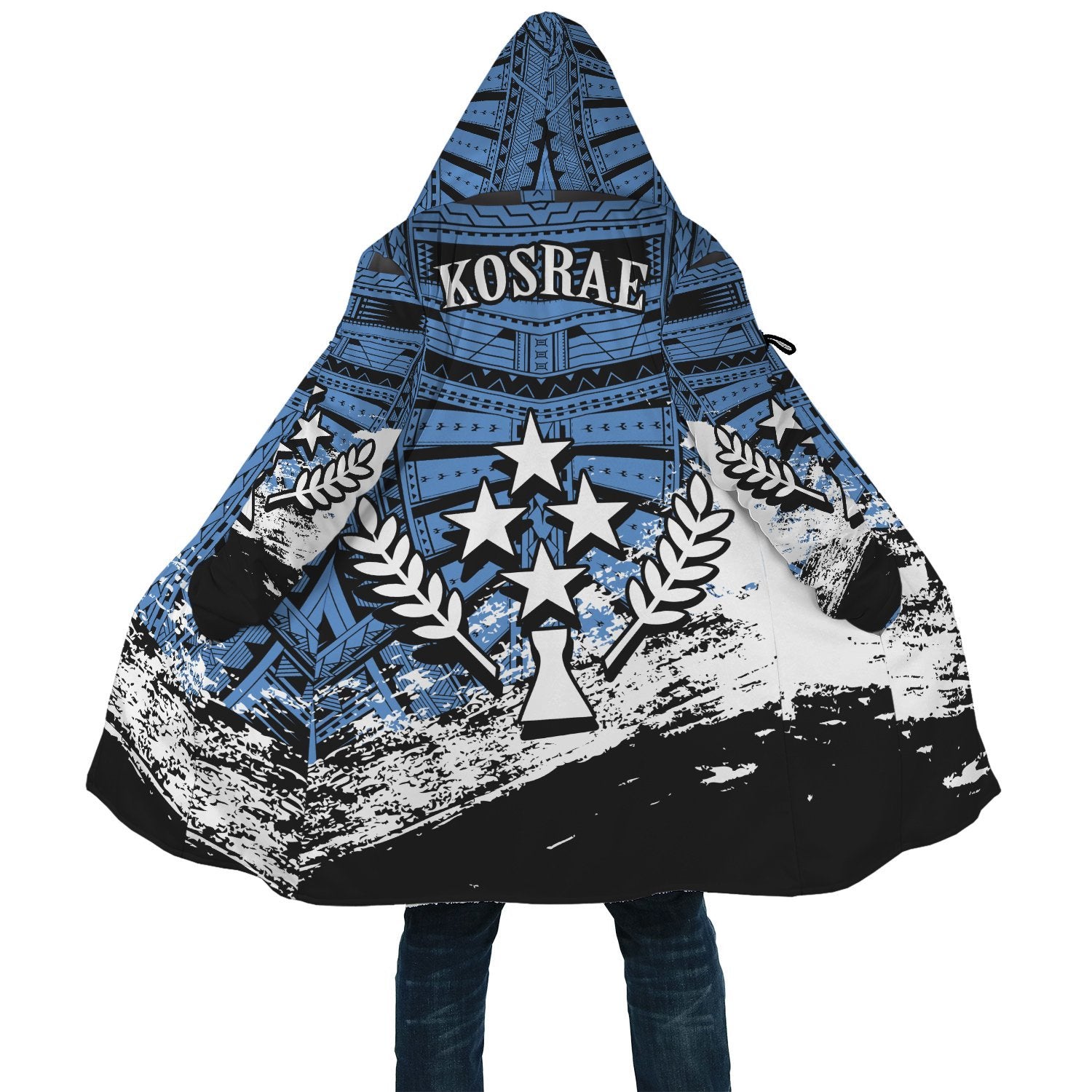 Kosrae Special Cloak A5 Unisex Blue - Polynesian Pride